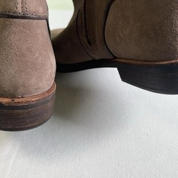 UGG Suede Partial Zip Riding Boot SZ6 Lagen Money Boho Chic Haute Hippie Boho C - Picture 5 of 16